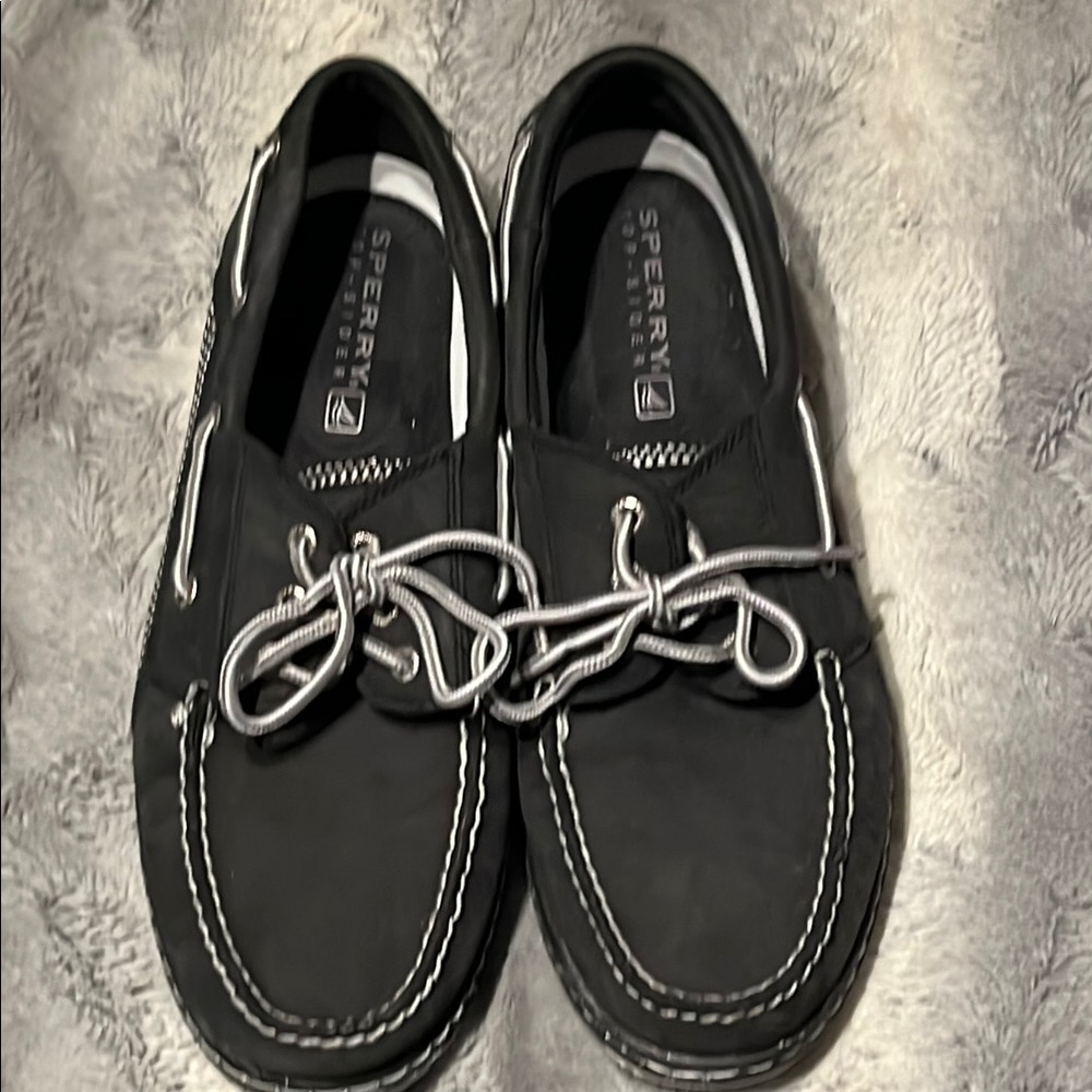 Sperry Men's Black Boat Shoes